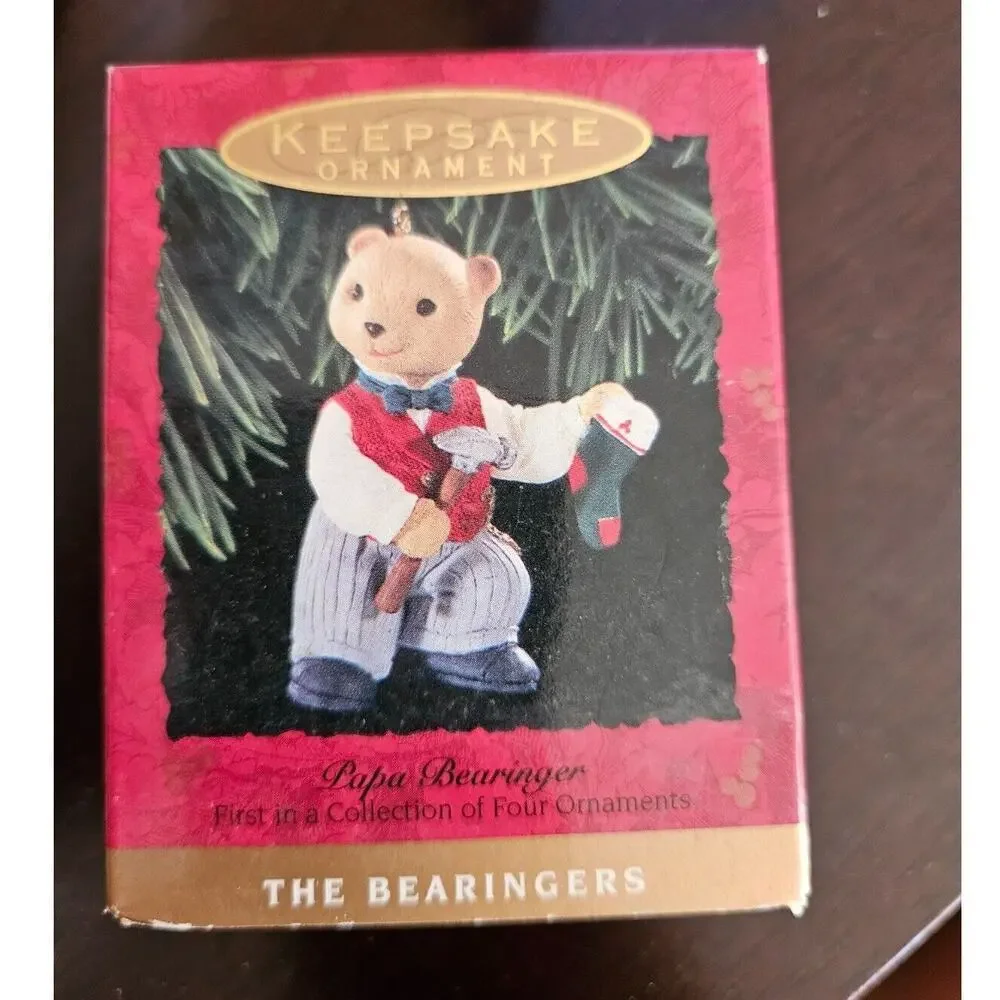 Hallmark Christmas Ornament The Bearingers Papa Bearinger 1993